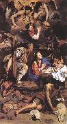 MAINO, Fray Juan Bautista Adoration of the Shepherds sg oil on canvas